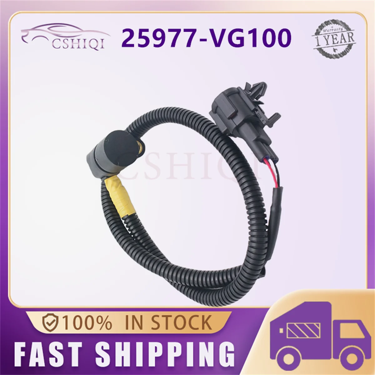 25977-VG100 Crankshaft Position Sensor For Nissan NP300 Elgrand E50 Navara D22 ZD30 Auto Accessories 25977VG100 CSS1827 5S1787