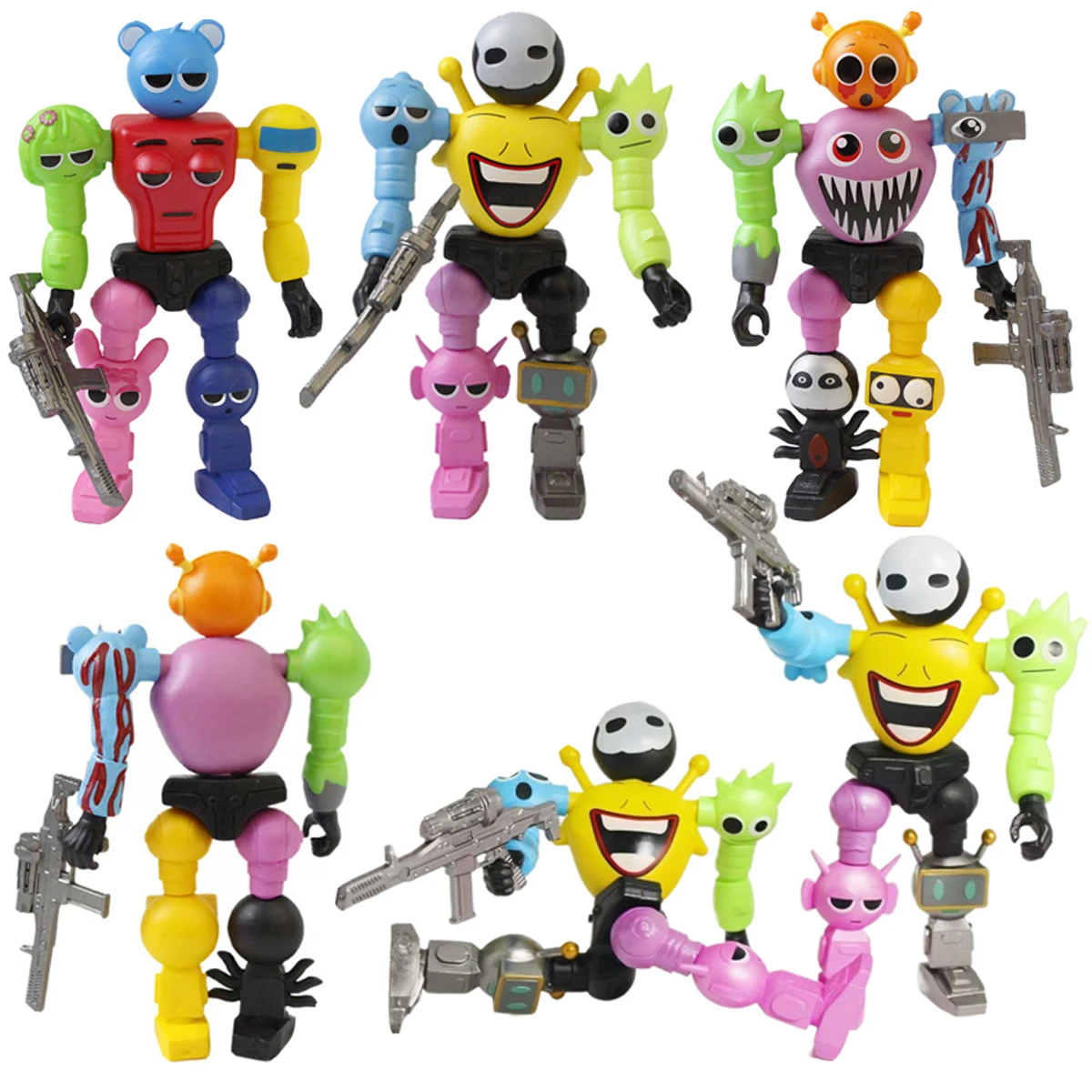 

2025 Sprunki Figure Sprunki Game Figure Toy Sprunki Incredibox Figure Figura Sprunki Figurine Ornament Birthday Christmas Gift
