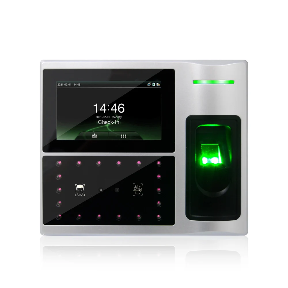 Palms  Face Fingerprint  Facial Recognition Time Attendance Access Control