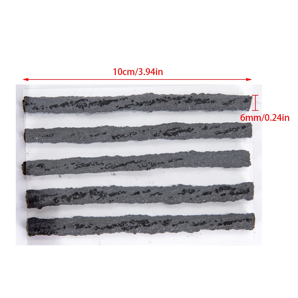 5/10pcs 3.5/6mm schwarzer Reifen Reifen Pannen stopfen Dichtung Reparatur Werkzeugs atz Auto Tubeless Pannen Reifen Reparatur streifen Auto Motorrad – Detail 8