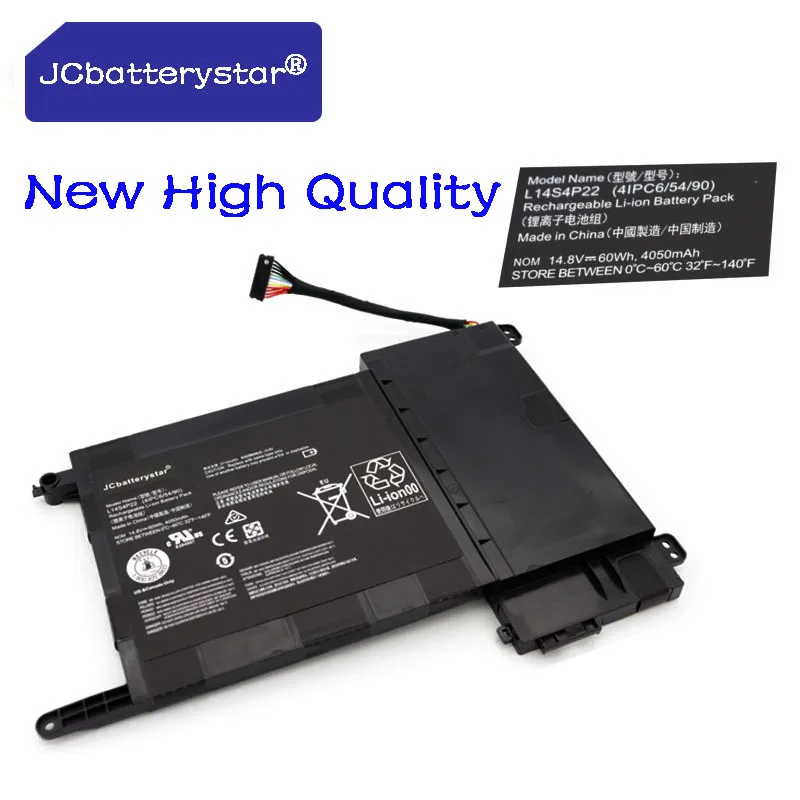 Imagem -02 - Bateria do Portátil jc L14s4p22 para Lenovo Ideapad Y700 Y70017isk Y700-15isk 5b10h22084 L14m4p23 14.8v 60wh 4050mah Novo