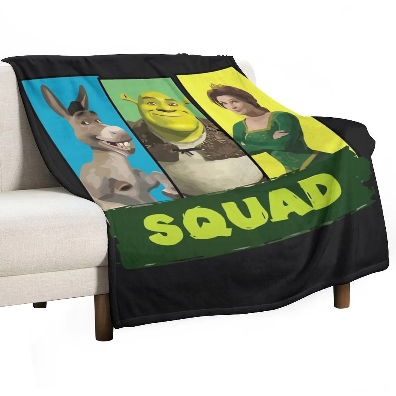 

Sexy Shrek shrek meme face shrek wazowski Essential Throw Blanket Soft Beds Comforter Blankets