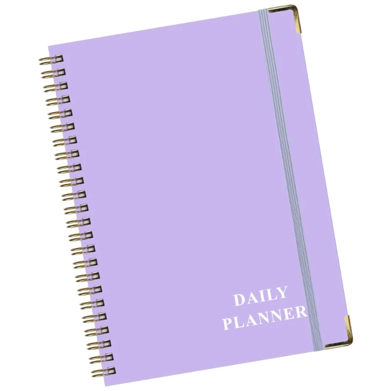 Twin Coil Binding Weekly Planner Daily Journal Notebook 162 Page Undated