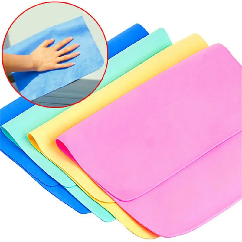 Kitchen Towel Sports Pva Kitchen Accessories Dishwashing Towel Travel Cleaning Tools Terry Cloth Soft Solid Color Household