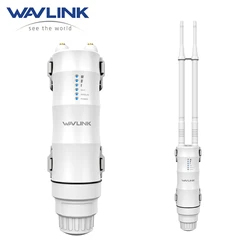 WAVLINK AC600/1200 Krachtige buitenrouter Dual Band Weerbestendig Lange afstand Mesh-technologie 4 directionele antennes