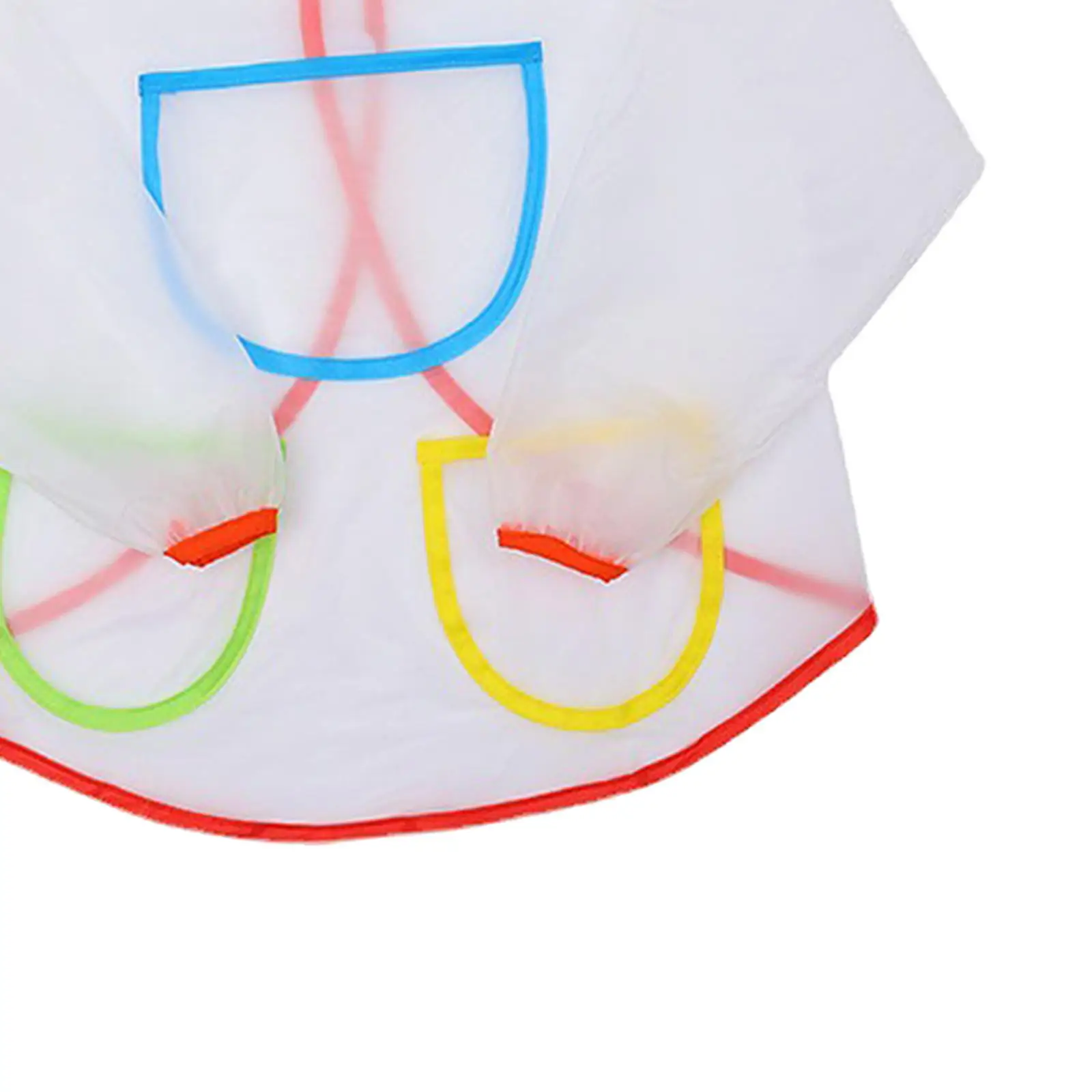 Smock Drawing Painting Apron Kindergarten Baby Feeding Bib Shirt