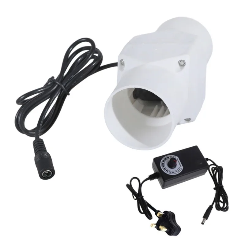 Small Duct Fan 2 Inch Powerful Exhaust Ventilation Miniature Internal Exhaust Blower Smoke Exhaust