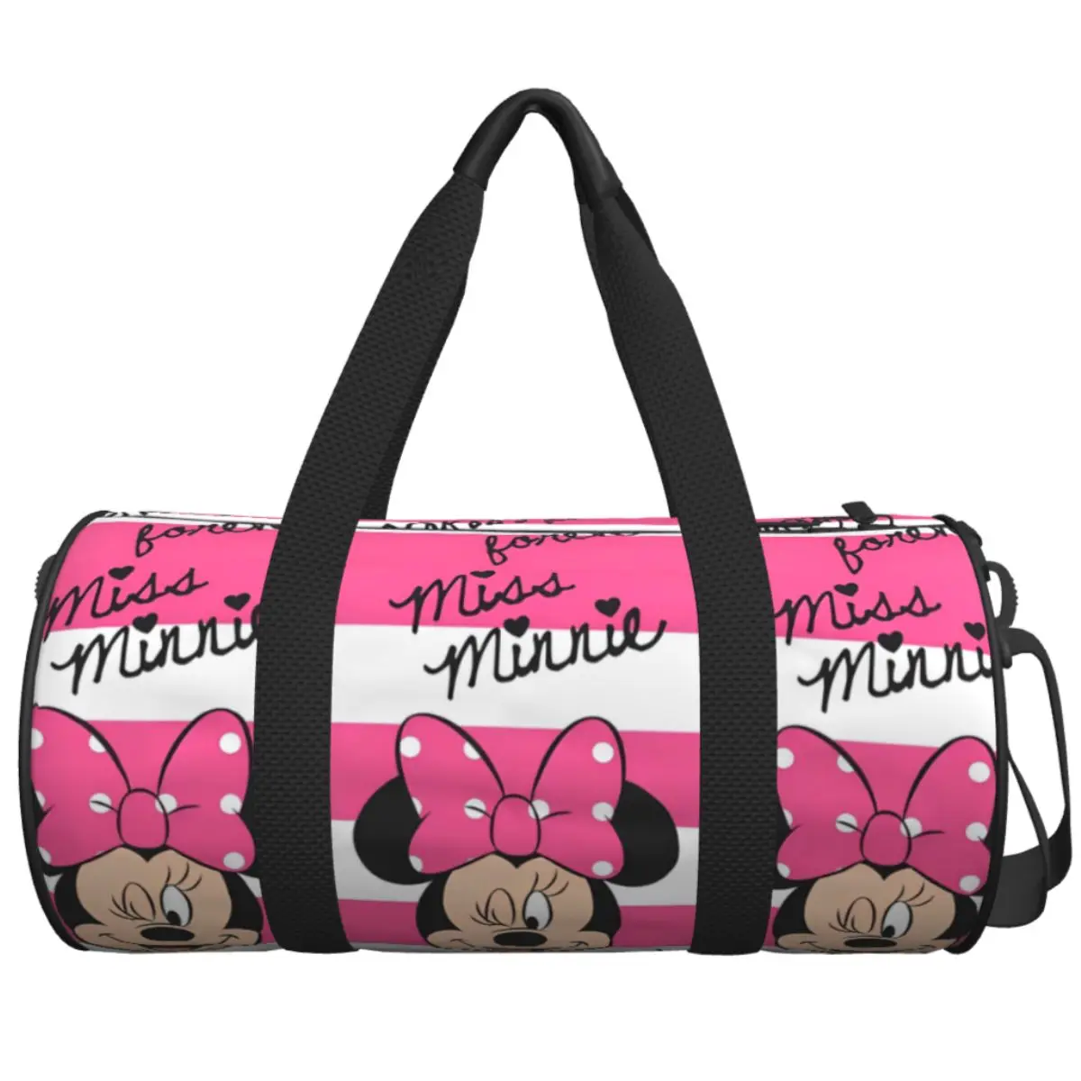 

Mickey Minnie Mouse Travel Bag Cute Cartoon Casual Gym Bag Male Female Large Capacity Cute Sports Fitness Bags Oxford Handbags