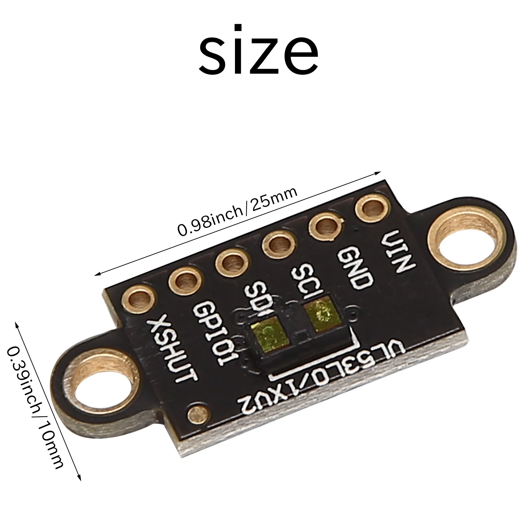 X12A-VL53L1X Ranging Flight Time Sensor Module 3V-5V Distance 400Cm Measurement Extension Board Module For Arduino