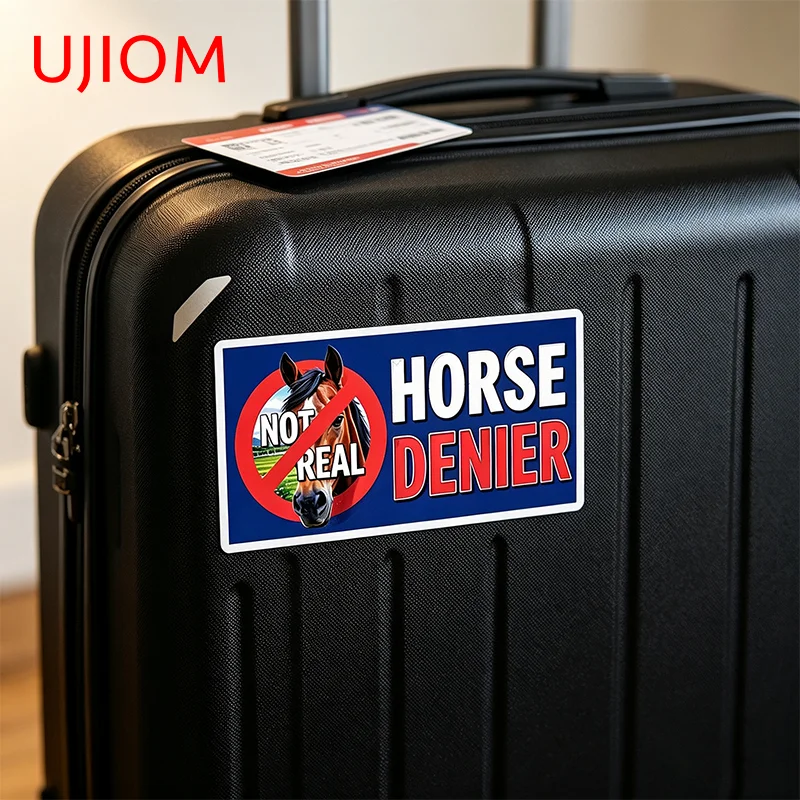UJIOM Horse Denier Slap Wall Sticker Skateboard High Quality Waterproof Vinyl Decal Fit For Car Window Transparent Storage Box