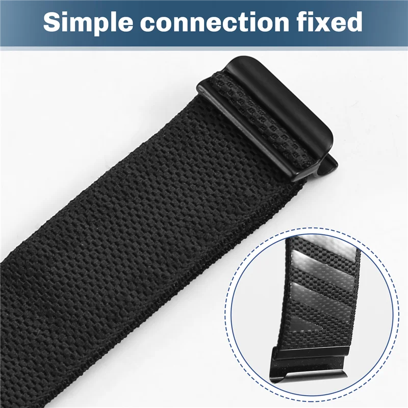 ABJF 호환 WHOOP 4.0 여성용 남성용 손목 밴드 니트 교환 가능 스트랩 시계 밴드 보호대 스포츠 손목 밴드 블랙