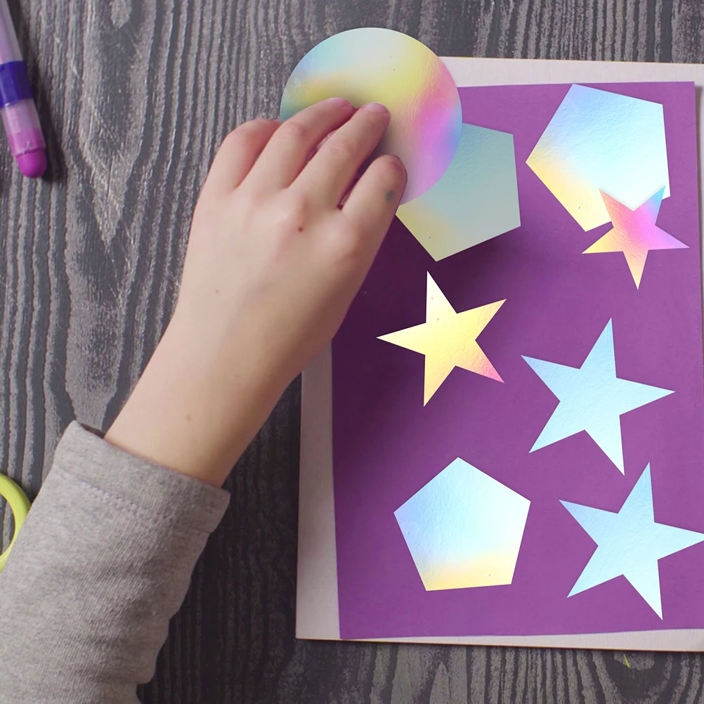 Holographic Cardstock 30X30Cm Multi-Color Craft Sheets For Diy Invitations Greeting Cards Scrapbooking Decorative Craft