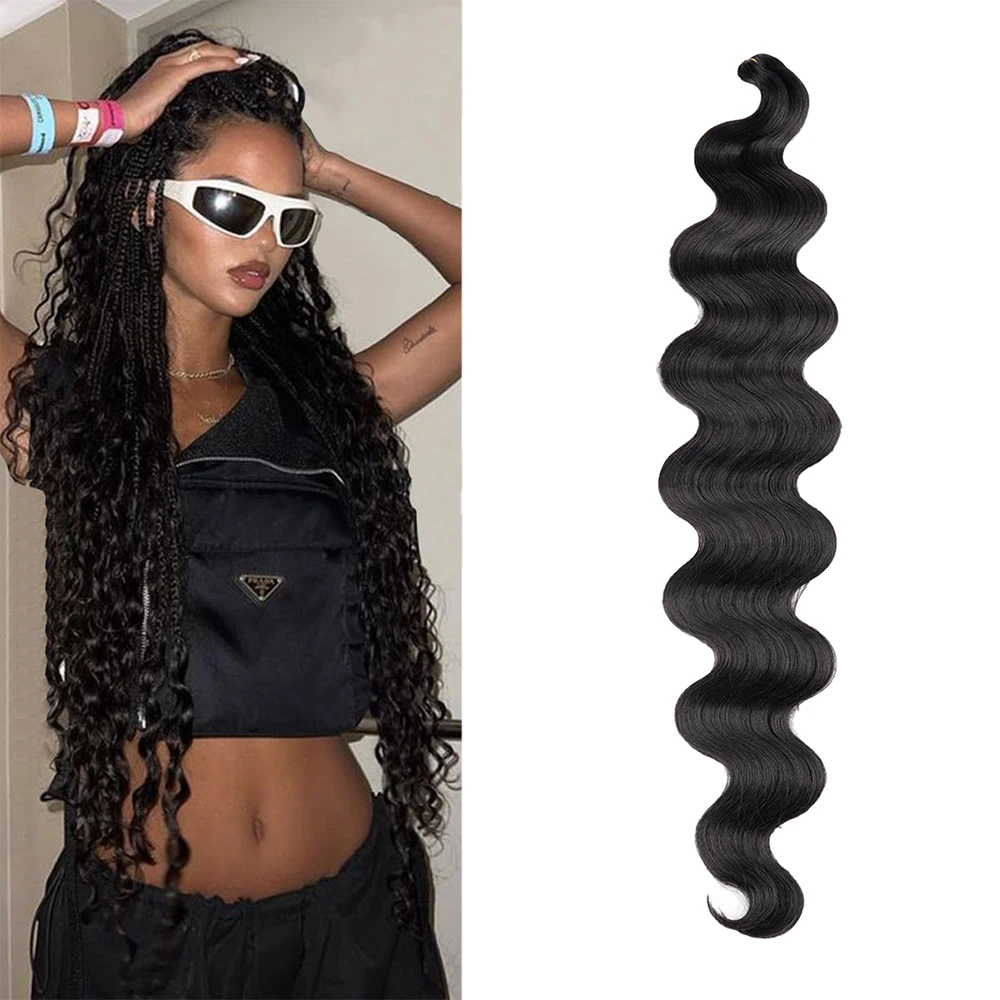 

Синтетические 24-дюймовые объемные волосы, свободные волосы с глубокими волнами, плетение волос, водная волна, коса, волосы Cruella Pink Twist, вязанные крючком волосы