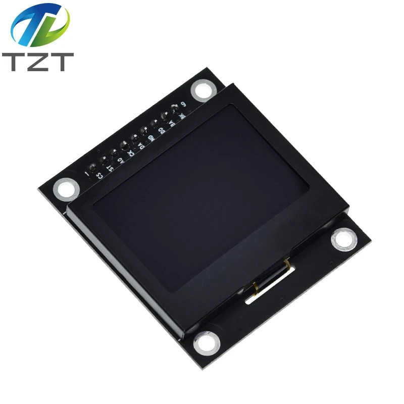 Imagem -06 - Módulo de Tela Lcd para Arduino Serial Port Dot Matrix Spi Iron Frame Lcd1286403a 12864 12864