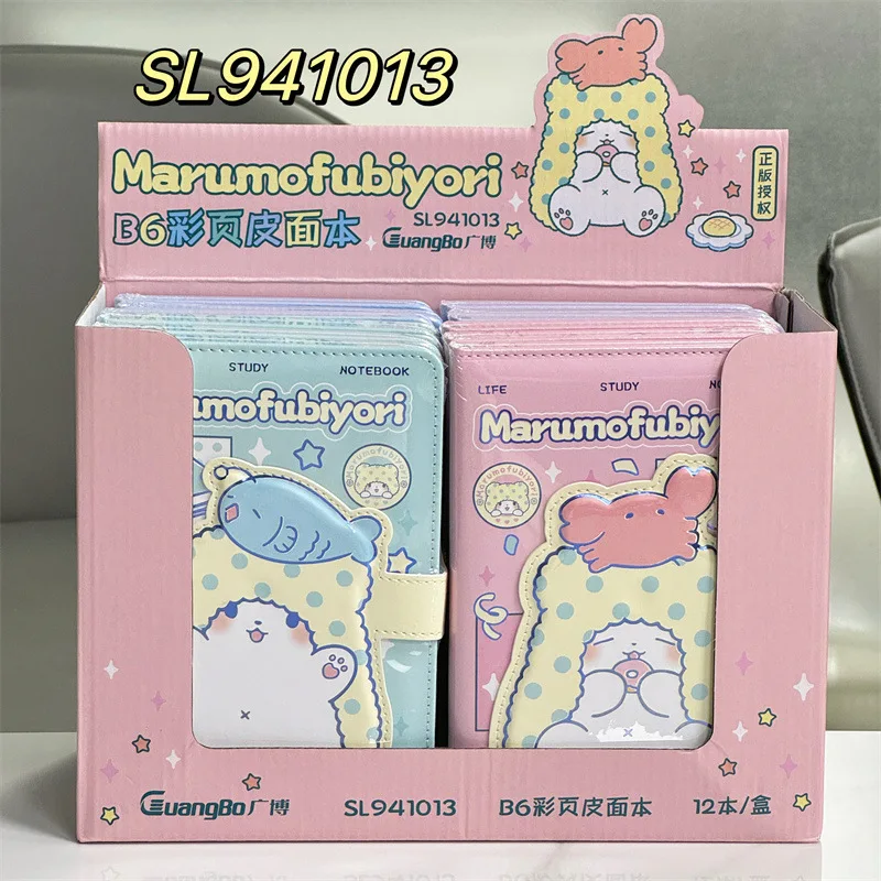 New Sanrio Family Series Marumofubiyori  Hangyodon Notebook Blanket Bear Color Note Book B6 Writing Pads Diary Book Stationery