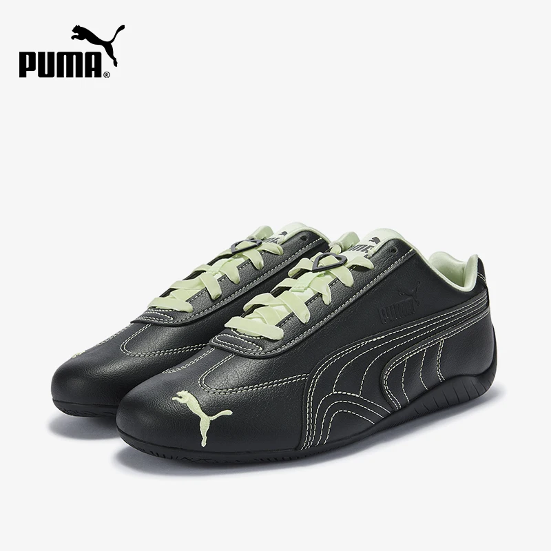 Puma genuine Spedcat Spedcat new men's and women's black and green casual shoes 408101-01