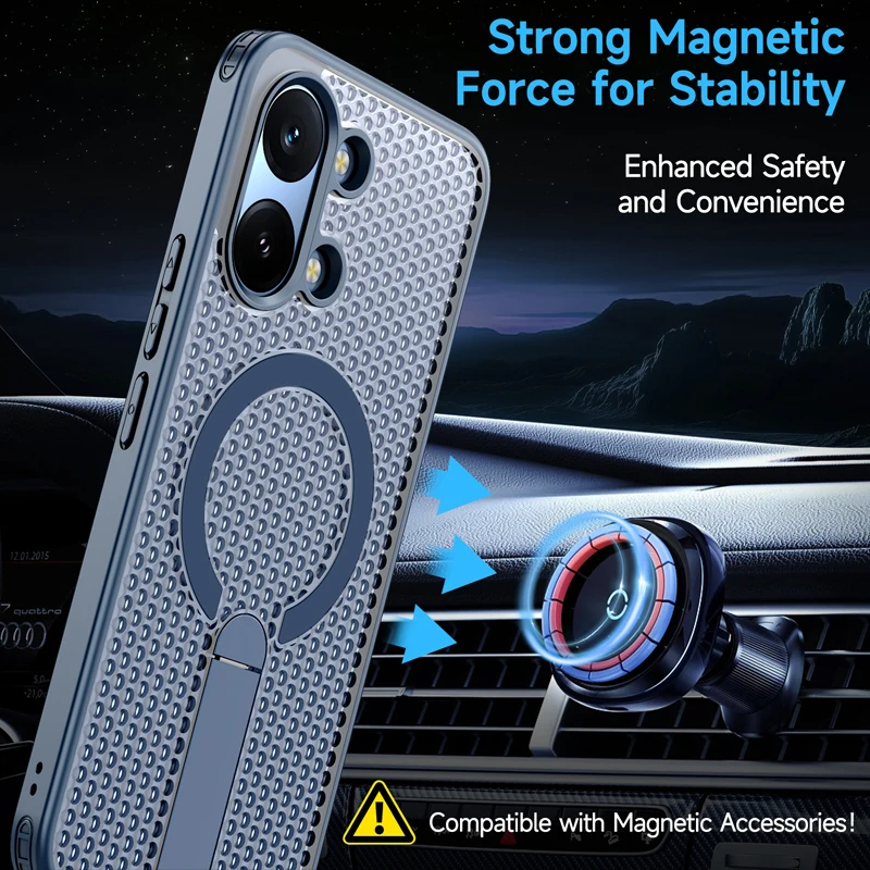 For Xiaomi POCO X8 Pro X8 Pro Max Magnetic Case ELVEV Hard P