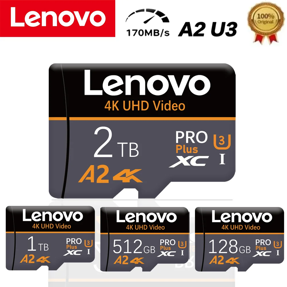 Lenovo 2TB Memory Card 1TB 512GB Micro TF SD Card 256GB SD Memory Card 128GB Storage Cartao De Memoria For Nintendo Switch Ps5