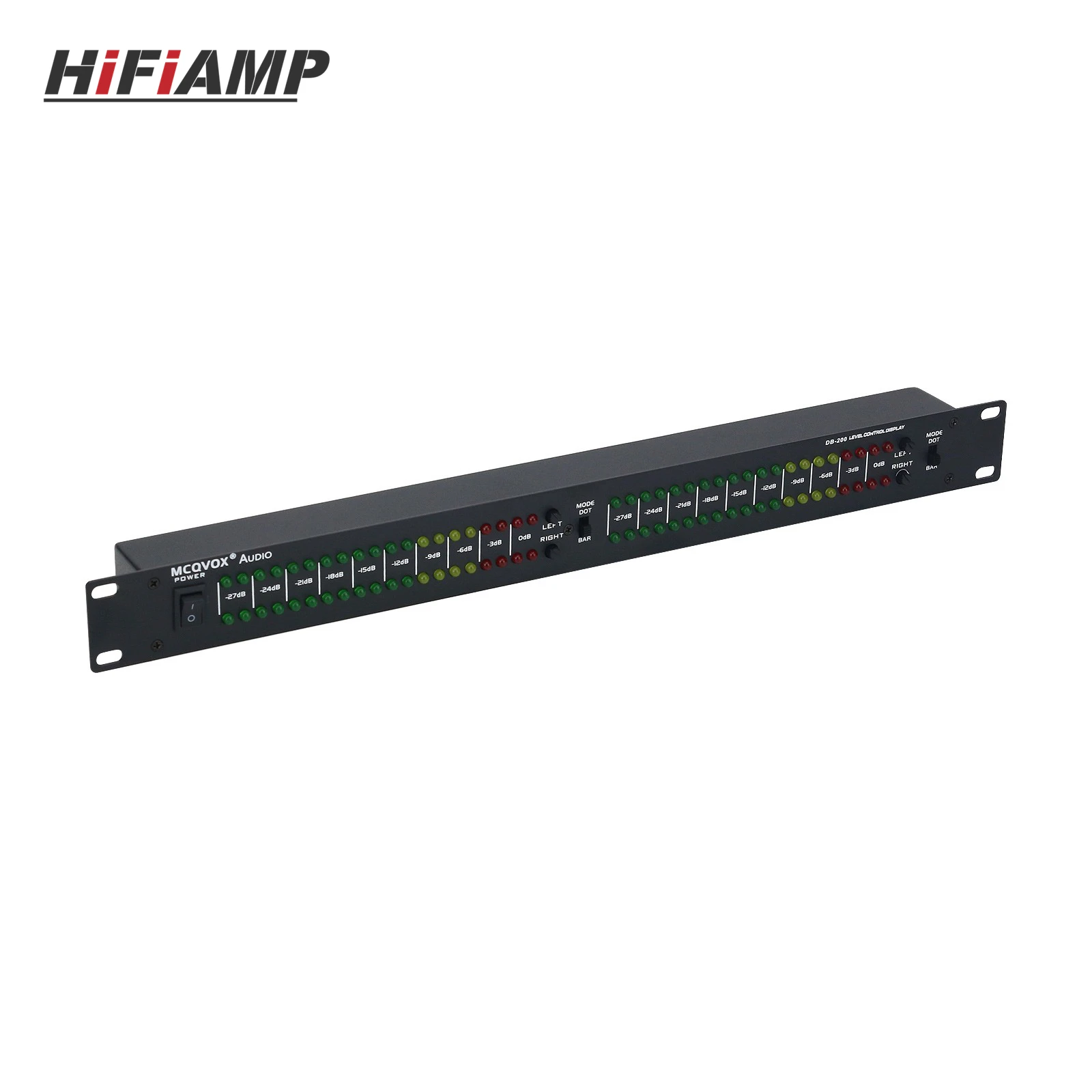 HiFiAMP Sound Control Music Level Indicator LED Volume Level Display DB200 Audio Music Spectrum