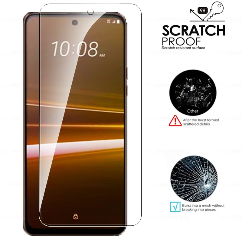 Film de protection d'écran en verre trempé pour téléphone intelligent, protecteurs d'écran, HTC U23 Pro, U23 Pro, U23Pro, 5G, 6.7 pouces, 2 pièces