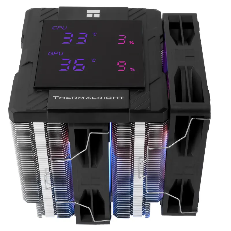 Thermalright-Assassin 120 Peerless avec refroidissement par air numérique, surveillance du processeur et des GPU en même temps, prend en charge le revenu LIncome 1851, 1700, AM5