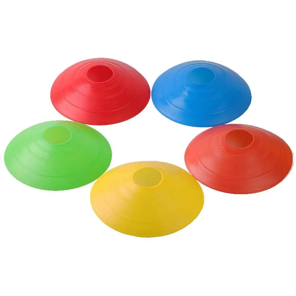 50PCS Multicolor Football Training Logo Disc with Storage Bags Round Mouth Obstacle Cone Equipment Marker