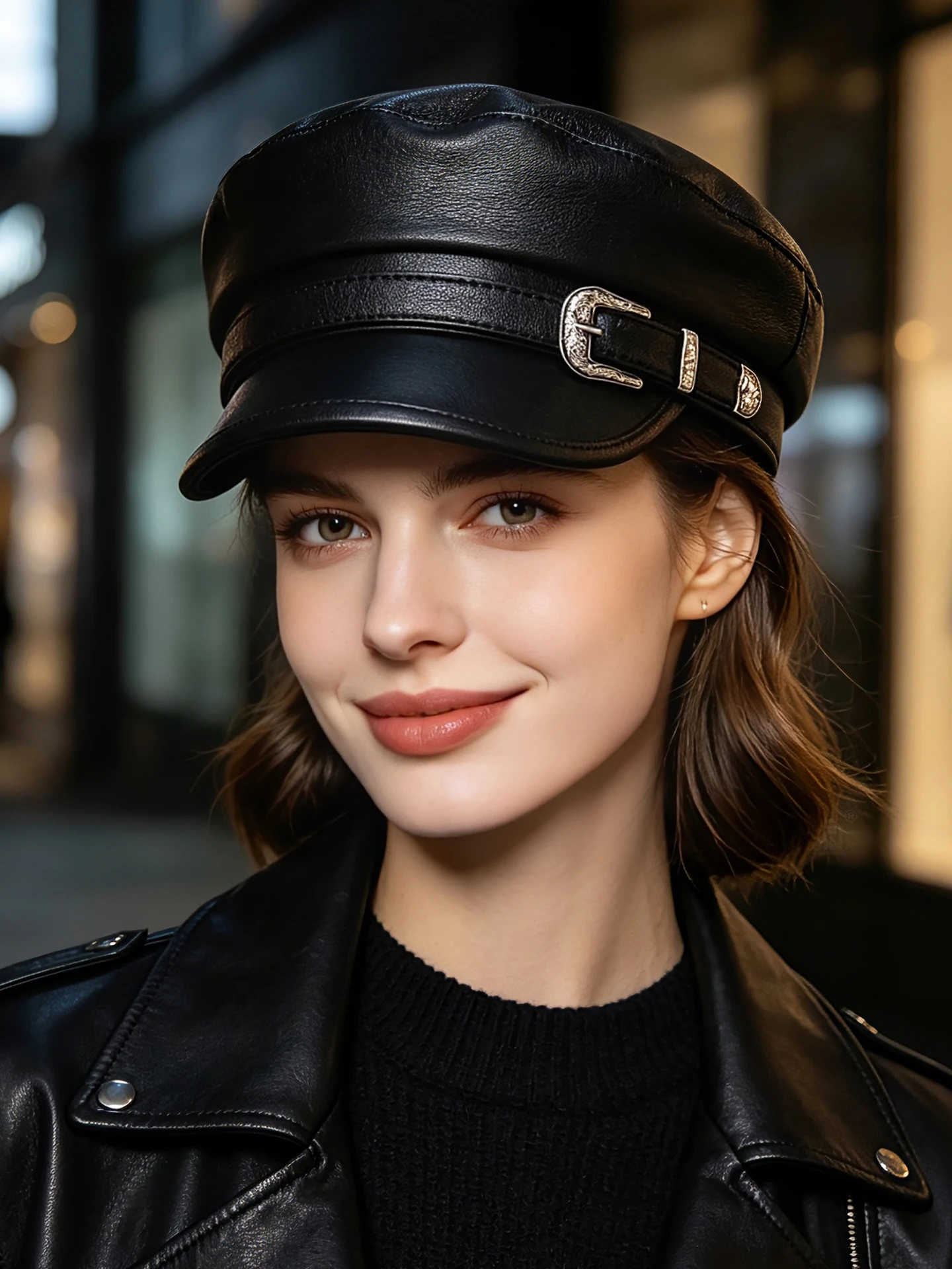 beret-en-cuir-casquette-plate-style-punk-rock-decontracte-casquette-de-capitaine-en-cuir-style-retro-automne-hiver-unisexe-pour-jeunes-chapeau-a-longues-oreilles-en-peau-de-mouton