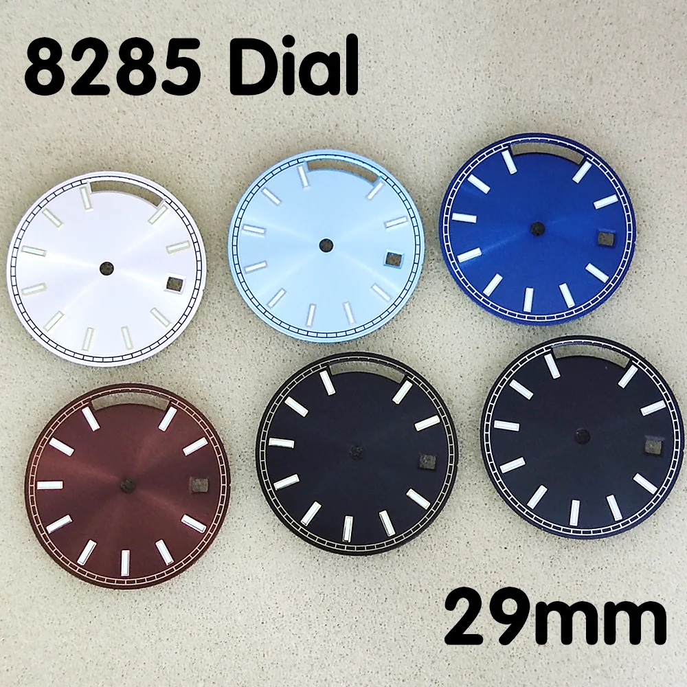 8285 الطلب 29 مللي متر الطلب الأحد الطلب يناسب ميوتا 8285 ساعة يد تعمل بالحركة أجزاء استبدال أجزاء دعم الشعارات المخصصة