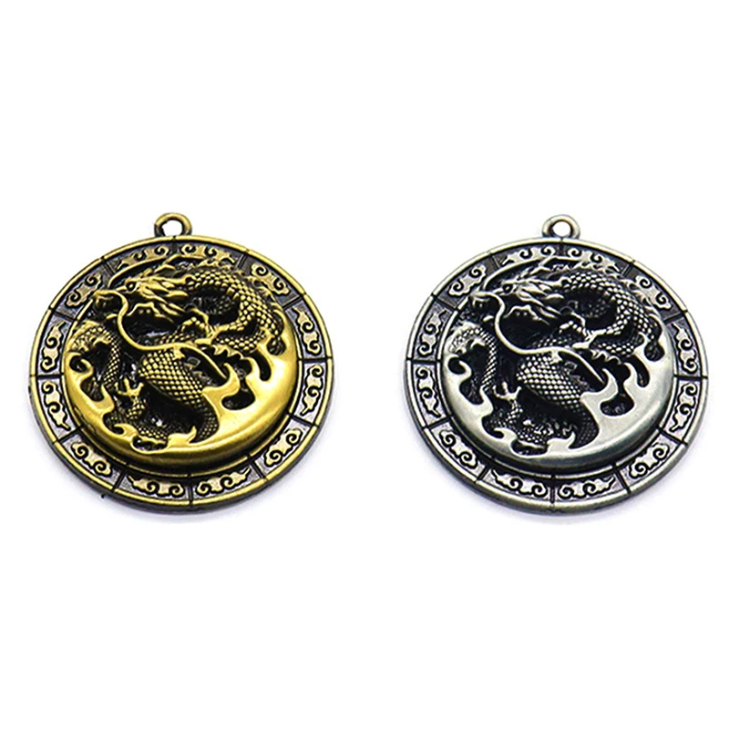 Metal Dragon Pendant Key Chains Dragon God Peripheral Fashion Vintage Chinese Animal Keyring Souvenir Accessories Gift