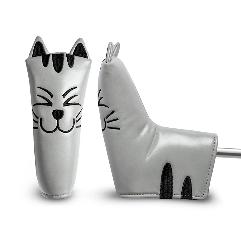 Playeagle Cute MeowMeow Golf Club Wood Iron Putter Headcover PU Leather Protector Covers 15pics for a Set