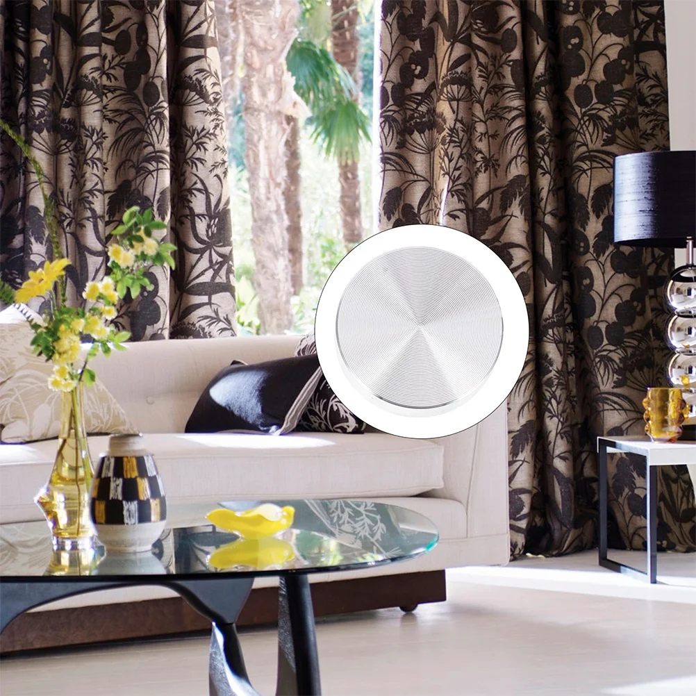 

6Pcs Aluminum Alloy Circle Disc Adapter for Glass Table Top Bumpers Simple to Store and Use Wonderful Workmanship