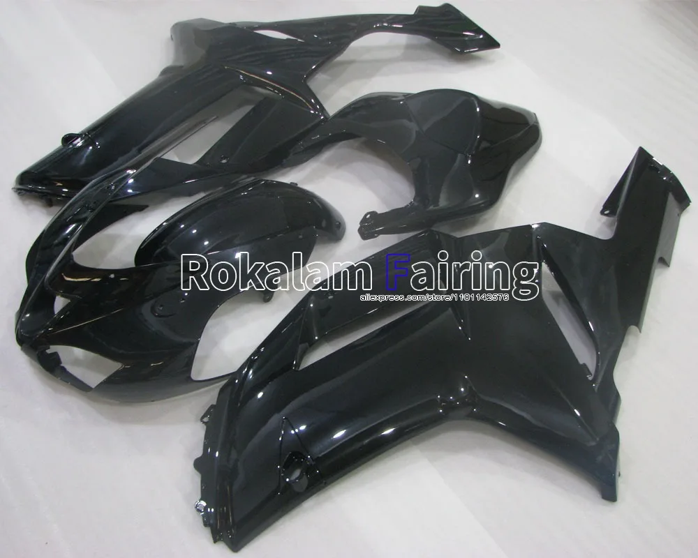 

For Kawasaki ZX 6R 07 08 ZX-6R 636 Ninja ZX636 Fairing Body kit 2007 2008 ZX6R Whole Black Cowling (Injection molding)