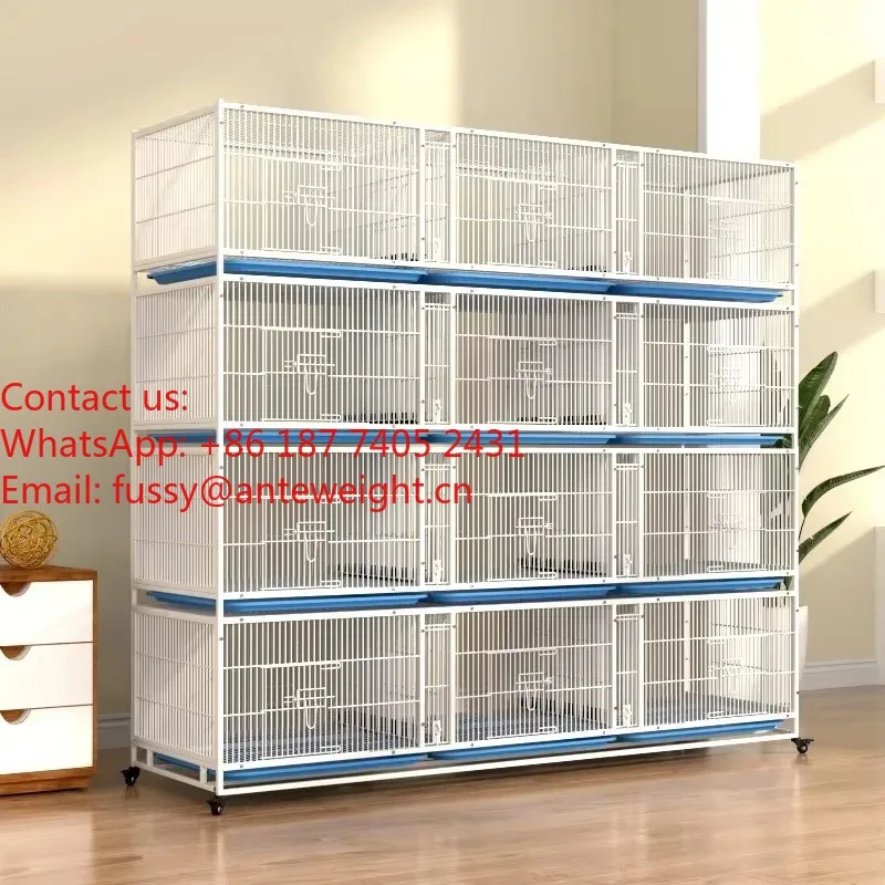 2026 2.1m 4-Tier Metal Iron Wire Galvanized Pipe Racing Pigeon Cage for Breeding and Training Birds Quality for Bird Supplies