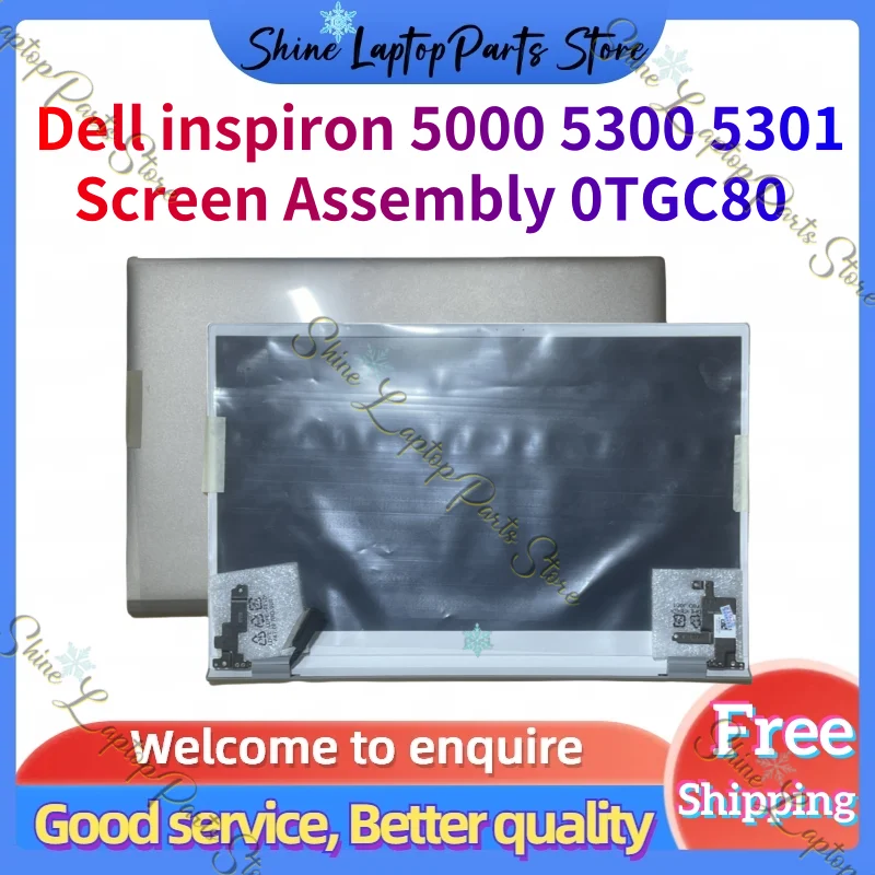 For Dell inspiron 5000 5300 5301 A Cover Case Laptop Lcd Back Cover Case Screen Assembly 0TGC80