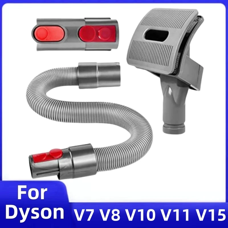 Pet Dog Brush Hair Vacuum Attachment For Dyson V7 V8 V10 V11 V15 Suitable for Long or Medium Haired Dogs Groom Tool Kit