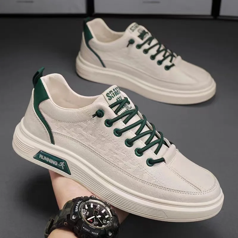 New Shoes for Men Comfortable Flat Men\'s Casual Shoes Outdoor Wild Men\'s Sneakers High End Fashion One Pedal Dress Shoes Male