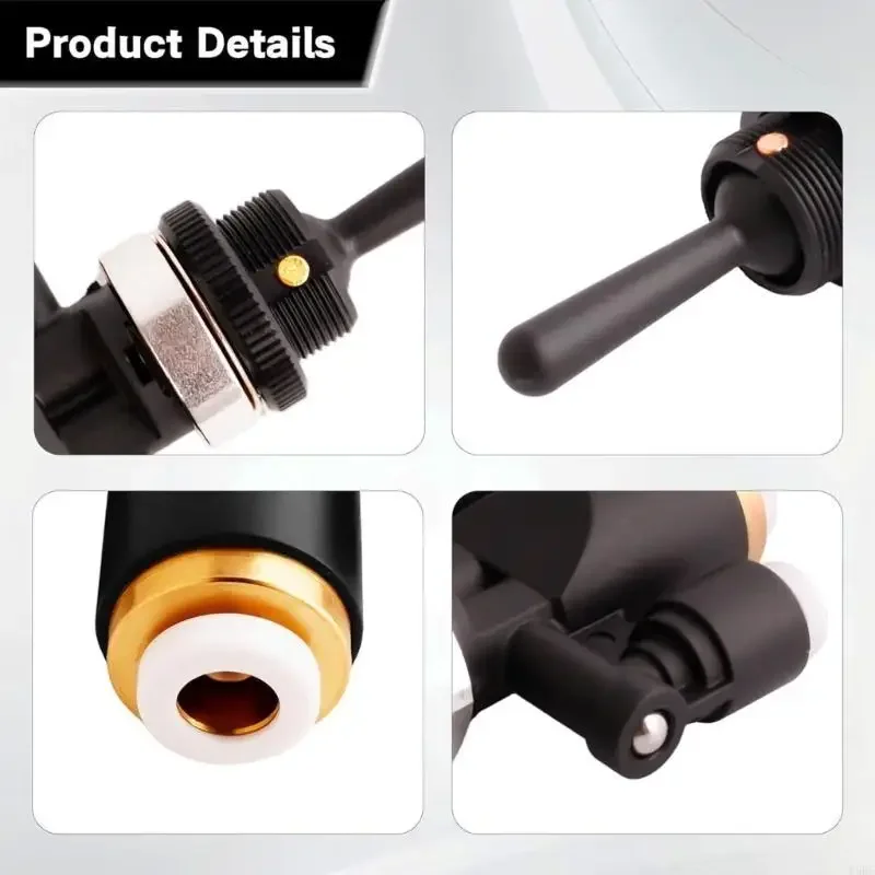 D5BE Vehicle Toggle Switches 818-0007-000 Air Window Toggle Valves Switches For Peterbilt 379 Truck