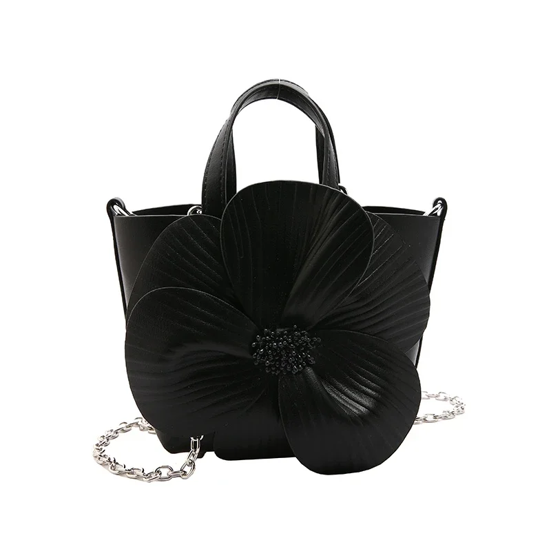 Petal Flower Chain Mini Bag Fashionable Simple Classic Shoulder Women's Bag Sweet Elegance Maiden Gentlewoman Handbag