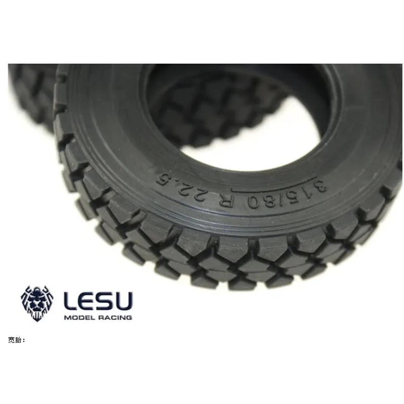 Lesu Modell für 1/14 Truck Tamiya Trailhead Gravel Reifen, Reifenhaut, Schlamm-Kipper, 85 mm Durchmesser, Reifenmodell, RC-Zubehör – Detail 6