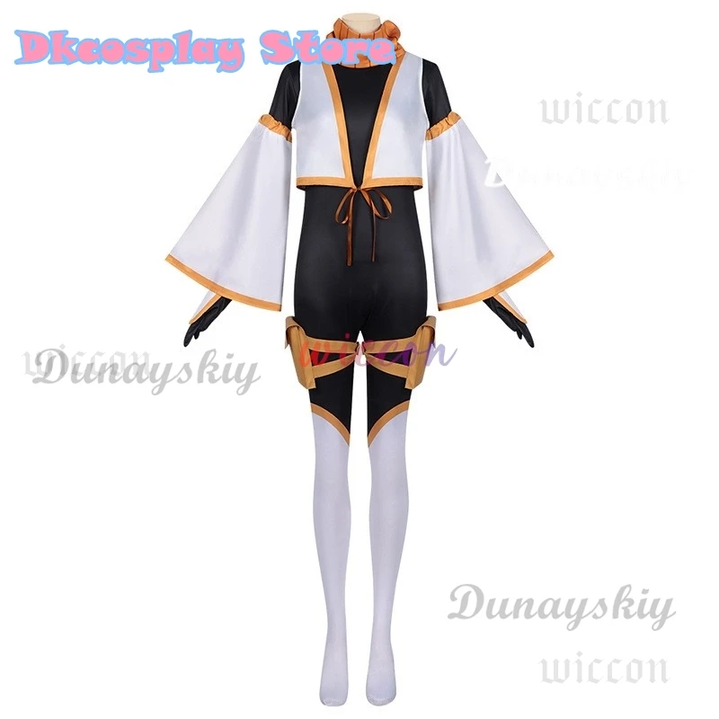 Kanae Natsumi Cosplay Costume Jumpsuit Anime I'm Living with An Otaku NEET Kunoichi Headwear Halloween Party Women Girls Props