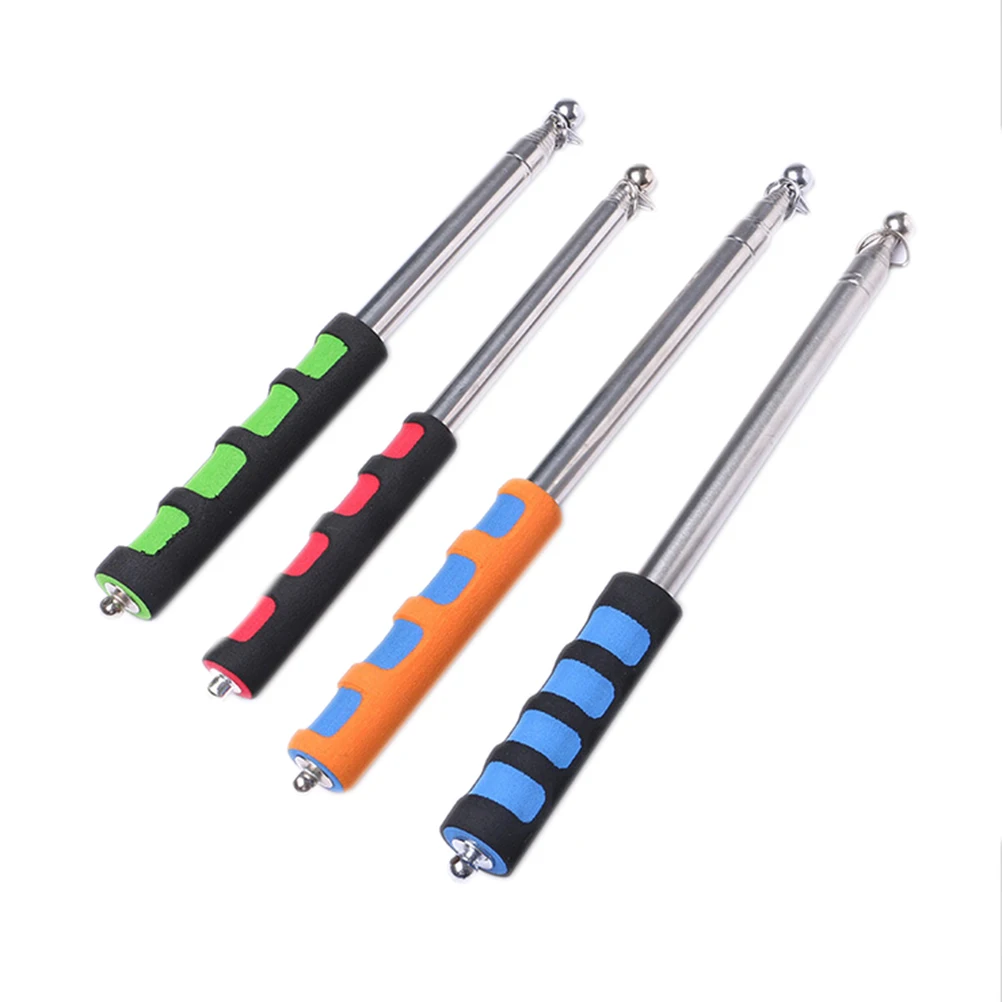 1PCS 2M Extendable Portable Ferula Pointer Poles for Flags Windsock Telescopic Handheld Windsock Flag Pole