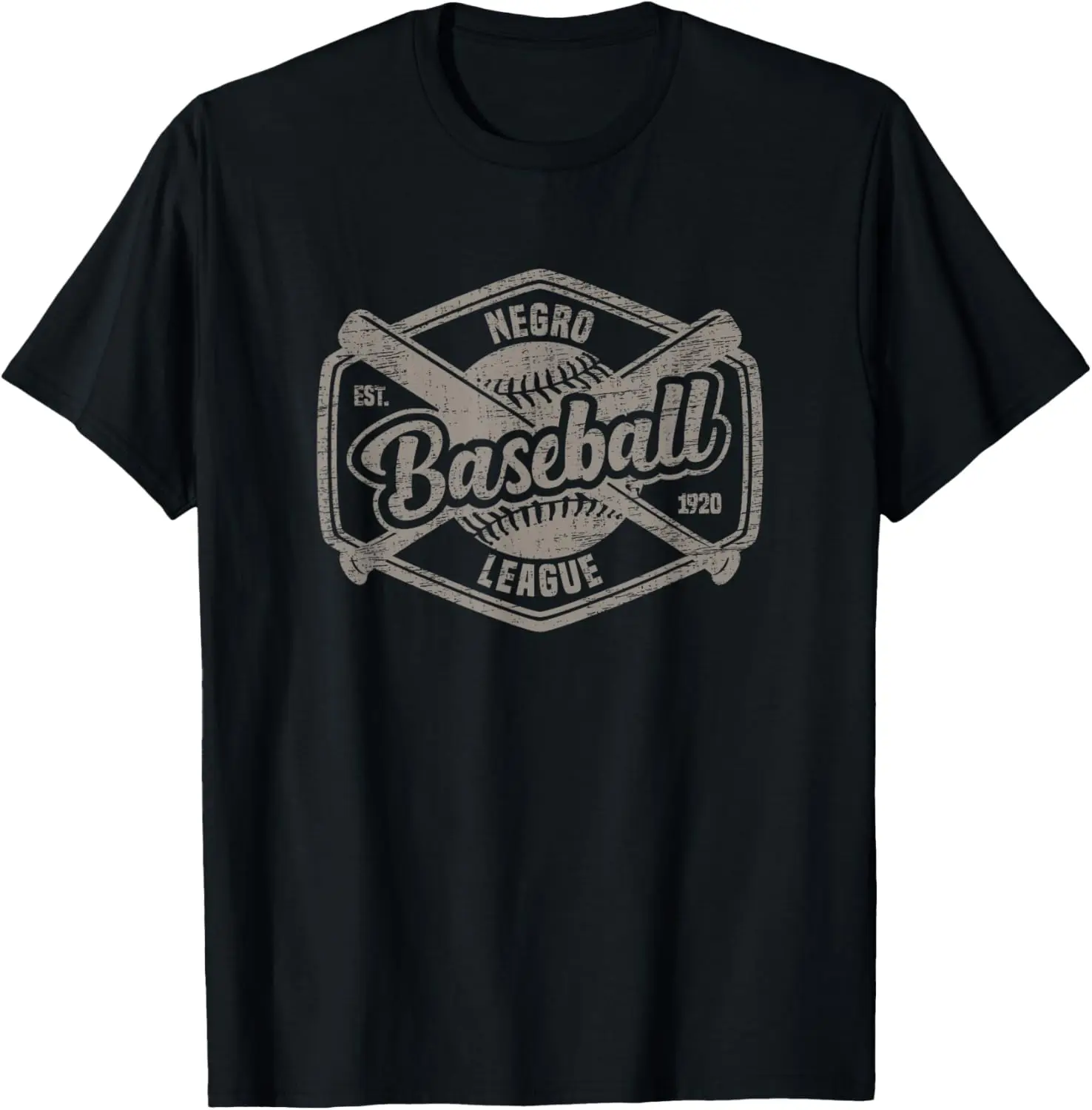 Vintage Negro League Baseball Apparel Black History Month T-Shirt