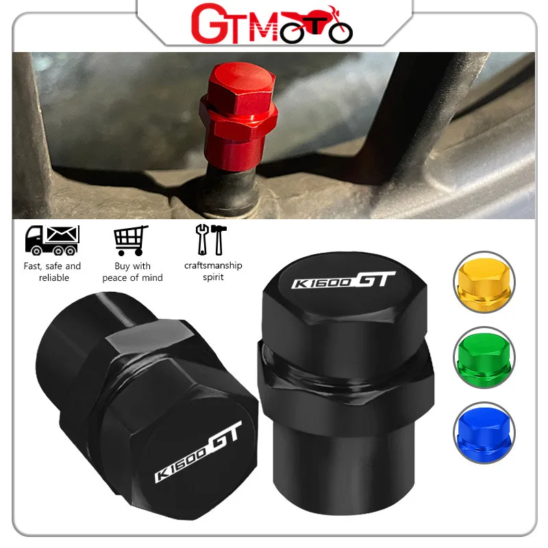 

New For K1600 K1600GT K1600GTL K1600B New Motorcycle Accessories CNC Aluminum Wheel Tire Valve Caps Airtight Covers k1600 gt gtl