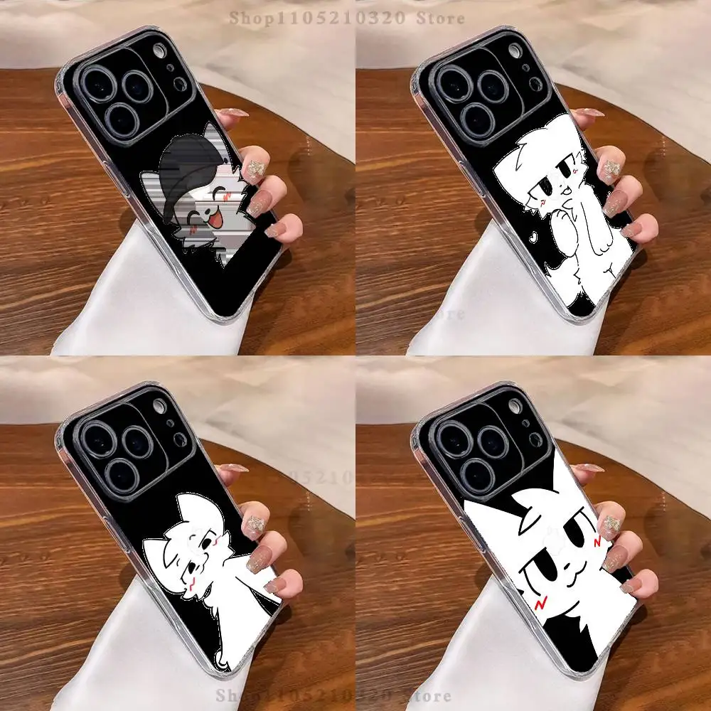 

Cute B-Boykisser Phone Case For iPhone 17,16,15,14,13,12,11 Pro,Max,Plus,XR,Mini,E Clear Full-coverage Soft Cover