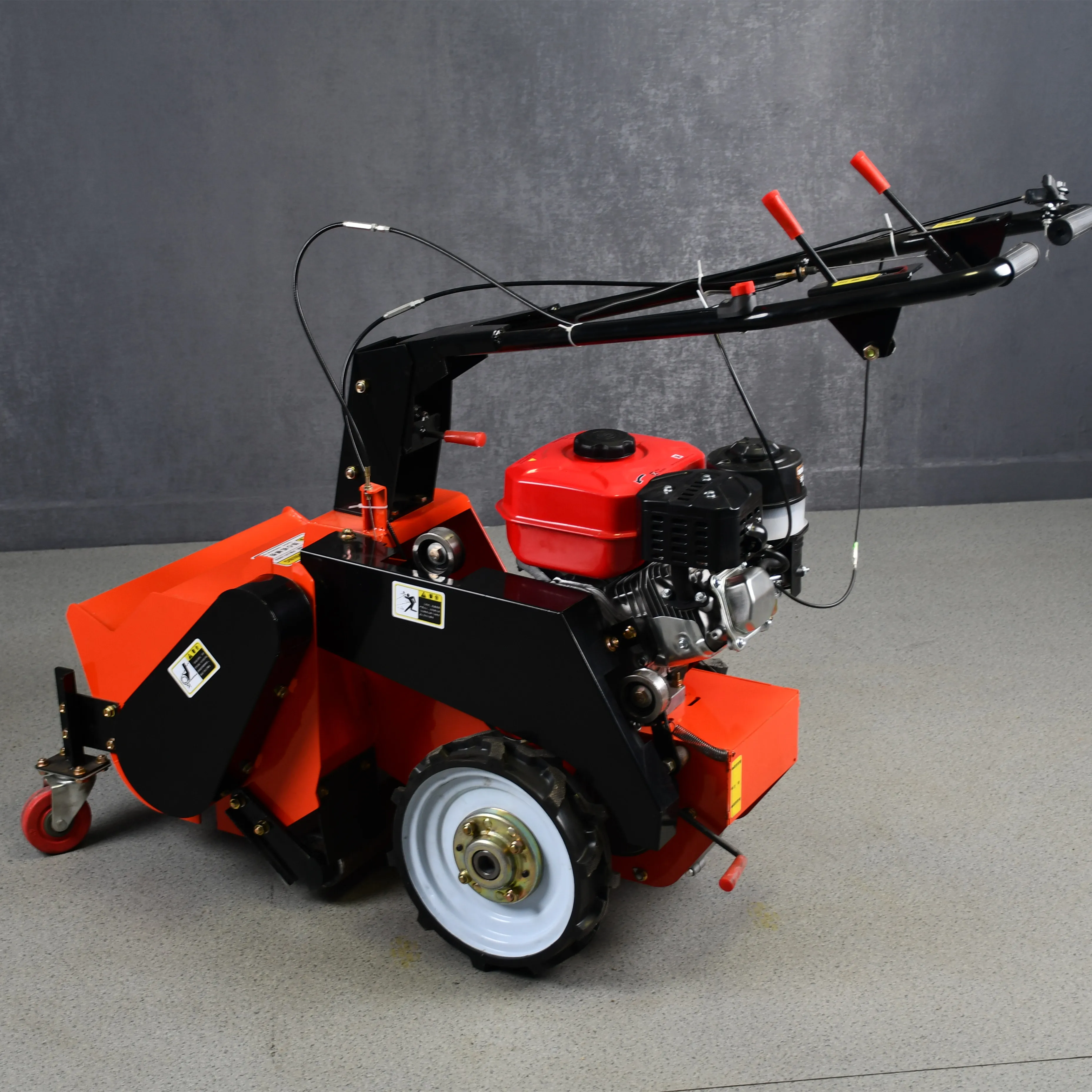 Self-propelled Hand push Gasoline Lawn Mower Agricultural  Weeding Machine