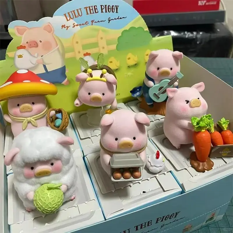 Lulu Pig Farm Series Mysterieuze Box Animal Blind Box Desktop Decoratie Collectie Model Kinderspeelgoed Jeugdgeschenken