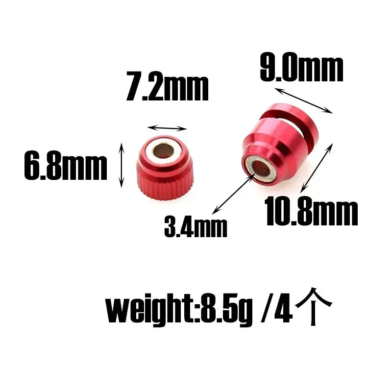 

4pcs/Set RC Metal 4-6mm Shell Column Body Precise Open Hole Locator For Unlimited Remote Control Car Tools