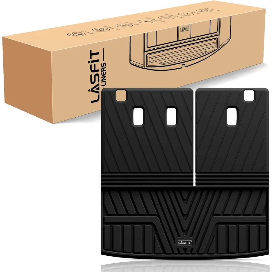 

Коврик для груза со спинкой для Honda Pilot 20162023 2024 2025 Сплит-Складной коврик для сидения TPE Custom Fit Коврик для багажника Cargo L