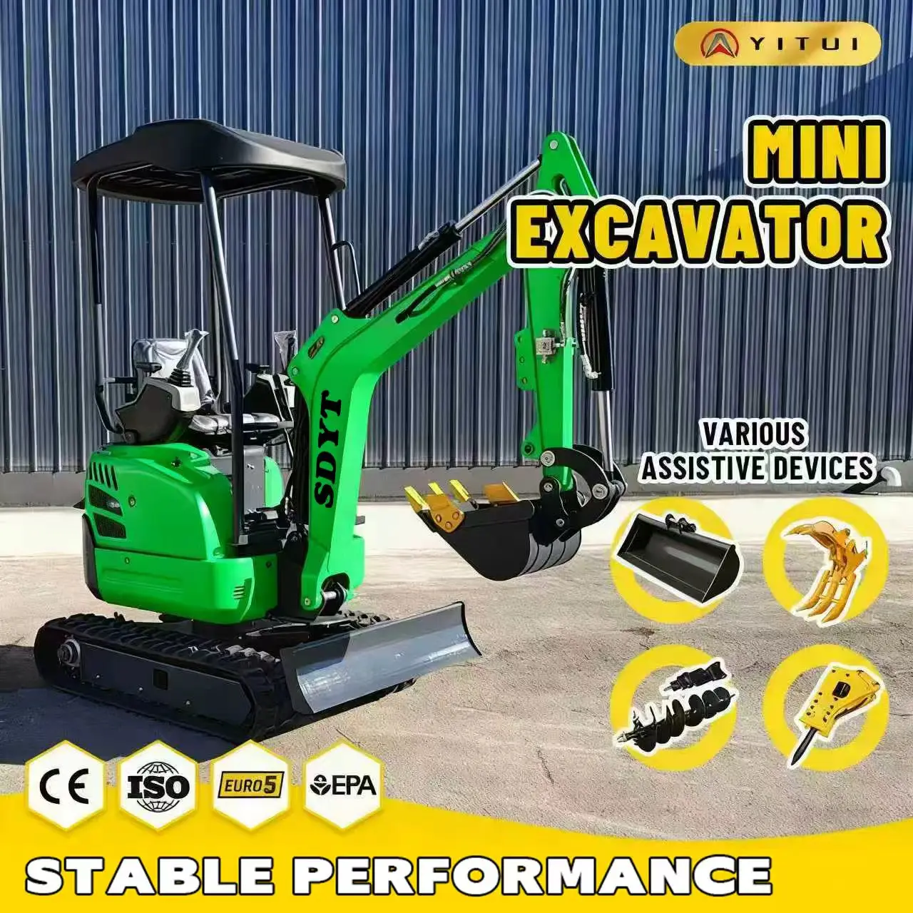 

Customized Mini Excavator 2.0 Ton Kubota Engine Mini Excavator Heavy-Duty Crawler Digger Efficient Small Digger for Home & Farm