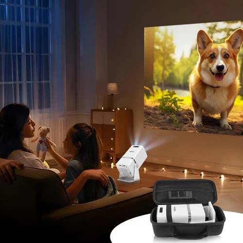 Imagen 2 del producto ThundeaL Mini bolsa de almacenamiento para proyector, funda de viaje para proyector TD80W, bolsas de transporte protectoras para Protector HY300 Pro HY320